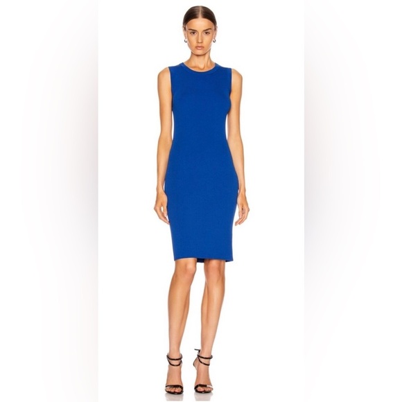Helmut Lang Dresses & Skirts - NWOT Helmut Lang Royal Blue Knit Ribbed Mini Dress, Size S
